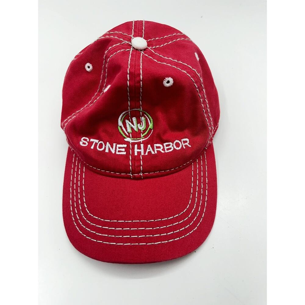 Jacobson Hat Womens Pink Stone Harbor New Jersey Baseball Hat Beach Cap